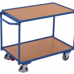 Wózek transportowy z 2 półkami sw-500.501 - RAL 5010 niebieski