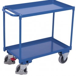 Wózek stołowy z wanną olejoszczelną sw-500.510 - RAL 5010 niebieski