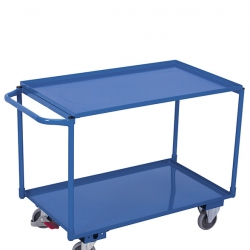 Wózek stołowy z wanną olejoszczelną sw-600.506 - RAL 5010 niebieski