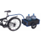 Lekka przyczepa rowerowa z burtami zu-1180 - RAL 5010 niebieski