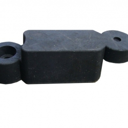 Separator łańcuchowy - 580 x 158 x 160 mm - czarny