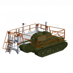 Platforma robocza, rusztowanie do obsługi czołgów bojowych