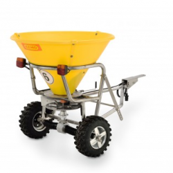 Wózek posypowy ciągnięty ECI-P 200 litrów, przyczepka na sól i piasek