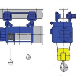 Wciągnik linowy typ M - układ lin 2/1 - udźwig do 10000 kg