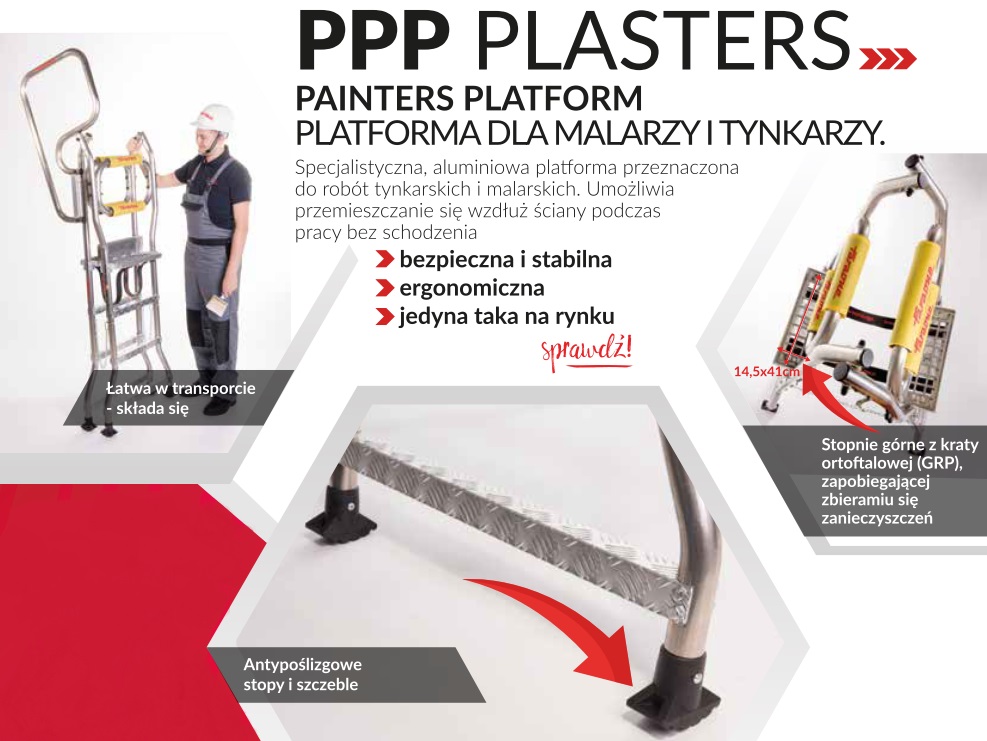 PPP PLASTERS - Painters Platform, Platforma dla malarzy i tynkarzy
