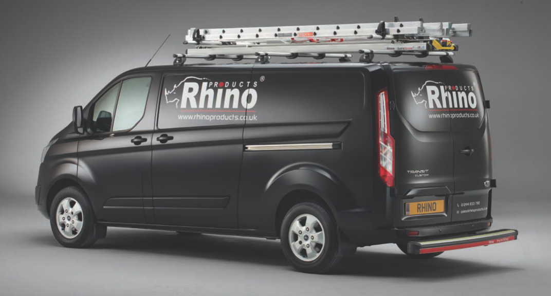 Systemy do transportu drabin łatwy bezpieczny ładunek rozładunek RHINO 1234